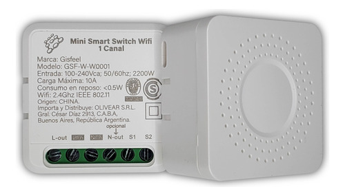 Switch Wifi Smart Interruptor Inteligente Domotica Tuya Nm