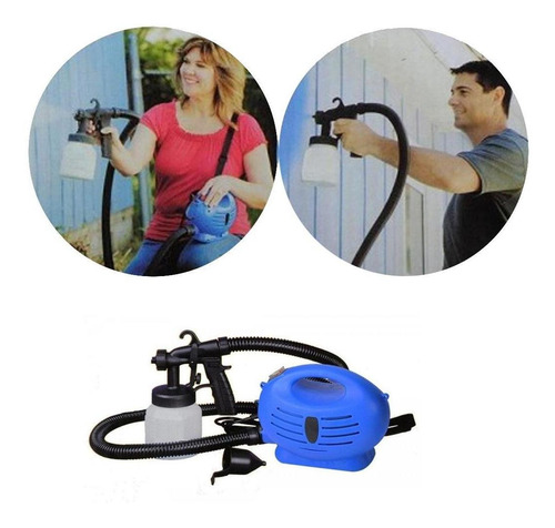 Imagen 2 de 6 de Máquina Portátil Easy Compresor + Pistola Para Pintar Paint