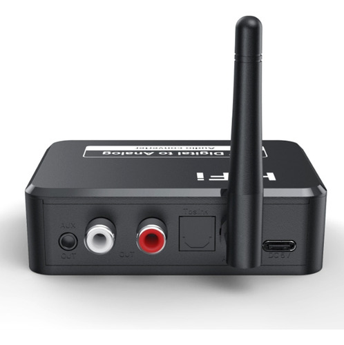 Adaptador Convertidor Dac De Audio Digital A Analógico Bluet