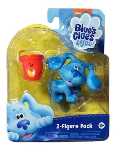 Pack De 2 Figuras Articulada Perrito Balde Pistas De Blue 