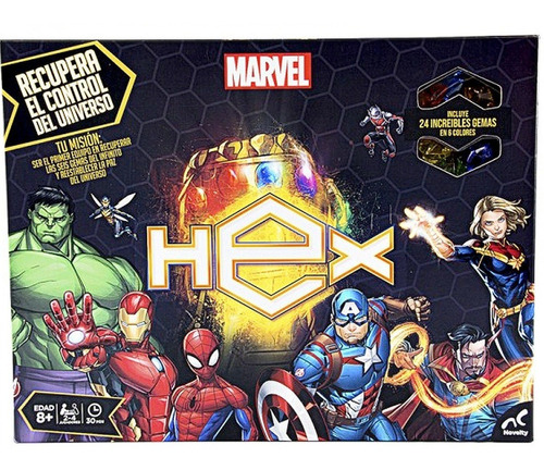 Juego Marvel Hex Marca Novelty®