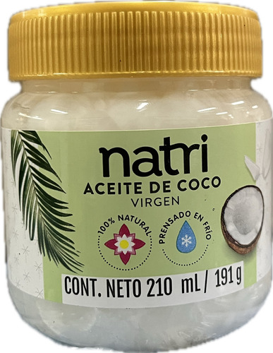 Aceite De Coco 210ml - mL a $105