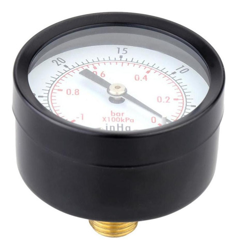 -30inhg / -1bar Mini Línea Manómetro De Vacío Aire De