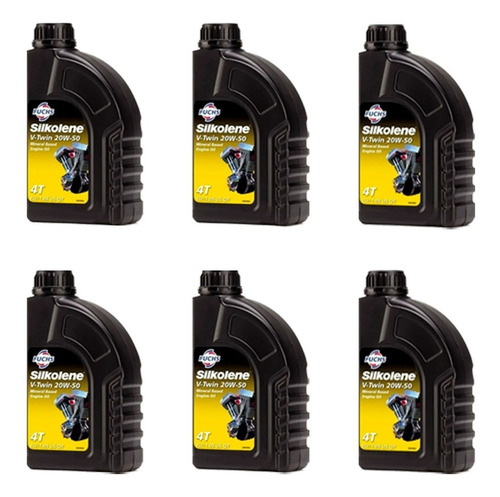 Aceite Mineral X6 20w50 4t Fuchs Silkolene V-twin Siamotos++