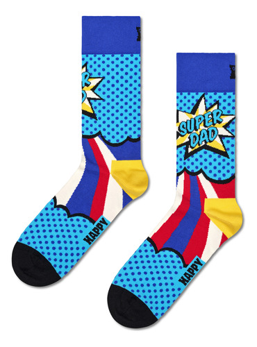 Calcetines Largos Happy Socks Super Dad 3 Pares