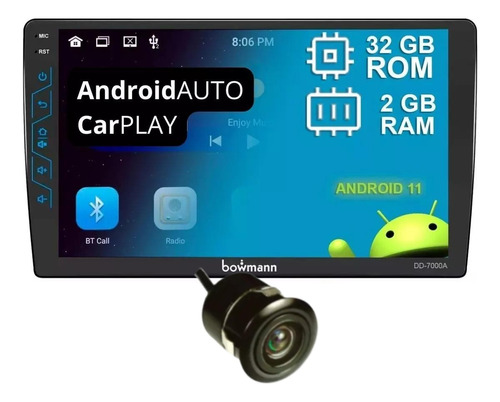 Radio Carro Android Pantalla 9  Bluetooth Wifi Gps Bowmann