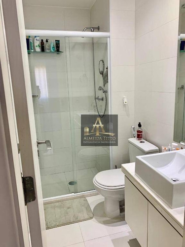 Alphaville Empresarial. Apartamento Mobiliado Com Sala Estendida. E Vista Para O Alpha Plus. - Ap2556