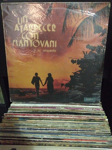 Disco De Vinilo,un Atardecer Con Mantovani Y Su Orquesta