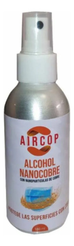 Aircop 140ml Alcohol/nanopartículas Cobre -pack 10 -dura 24h