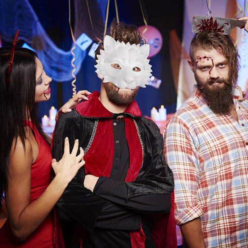 1 Máscara De León 3d Para Cosplay De Halloween, Máscara De L