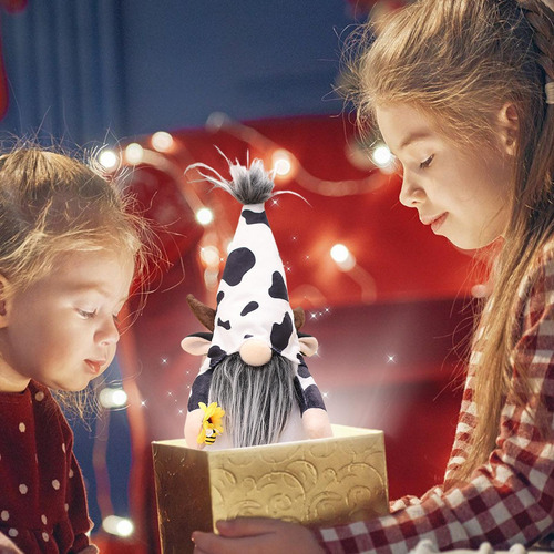 Adornos Navideños De Felpa Decoración De Gnomos Navideños De