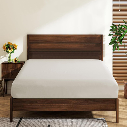 Sábana Ajustable King Size 100% Algodón Egipcio 600 Hilos,