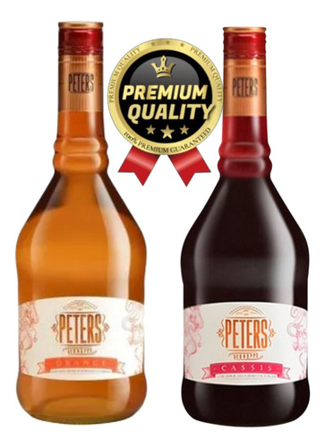 Licor De Cassis Organico + Licor De Naranja Peters