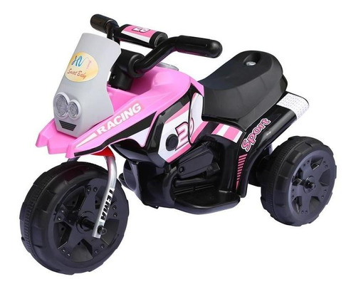 Triciclo Elétrico G204 Infantil 6v Rosa Bel Brink