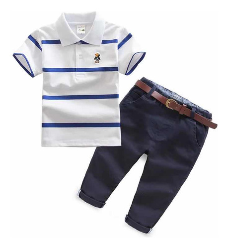 Pantalón Y Playera De Vestir Bebé Niño Elegante 1a - 2a - 3a