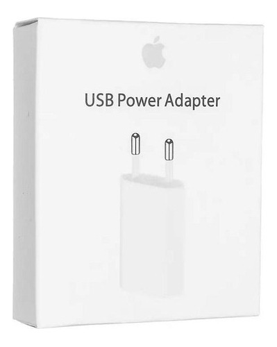 Cargador Usb Power Adapter Apple Con Cable De Regalo