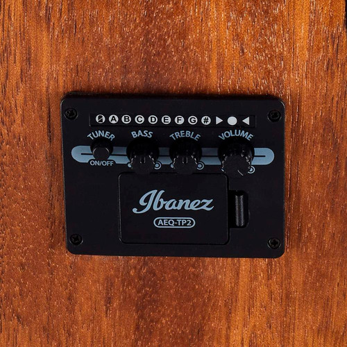 Violão Aço Folk Tampo Maciço Ibanez Aw54ce Opn Natural