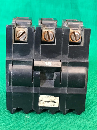 Interruptor Termomagnetico Federal Pacific 15a $475 Cod. 821