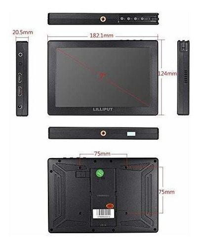 A  x  ips Monitor Campo Camara Visualizacion  k  hdmi