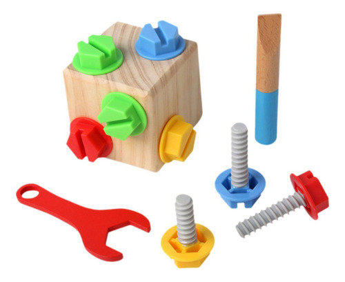 Nuevo Juego De Herramientas De Madera Diy Tuerca Ensamblaje