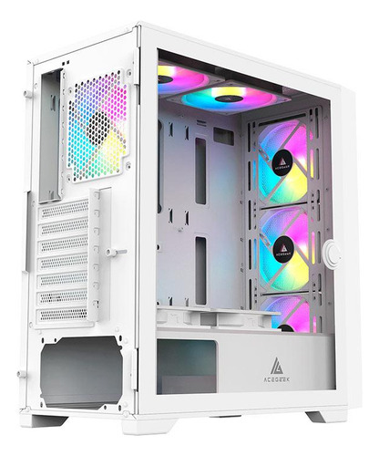 Gabinete Gamer Acegeek Striker A411 Midtower Lateral / Vidro