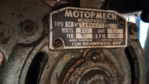Motor De Máquina De Coser ( Motormech) (Usado)