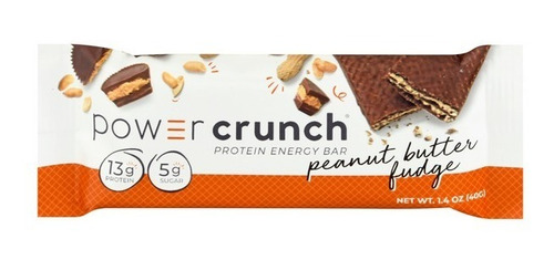 Barras De Proteína Power Crunch Sabor Peanut Butter Fudge