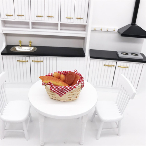 Aplicable A Pan De Comida En Miniatura D Toy 1/12 Con Forma