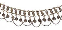 Comprar Cinturon Cinto Pirata Monedas Talles Para Todas Plus Size Dorado Oscuro 150