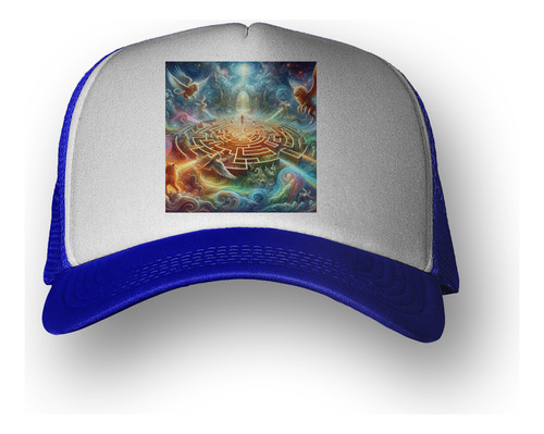 Gorra  Laberinto Sueños Dragon Leon Colores M2