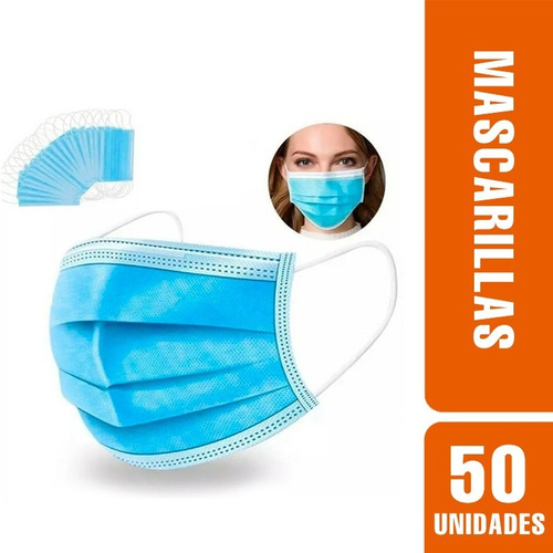 Imagen 4 de 8 de Mascarilla Quirurgica Desechable 50 Unidades Certificada