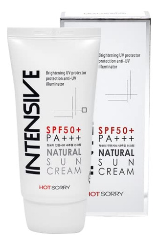 Bloqueador Solar [hot Sorry] Crema Solar Intensiva Natural S