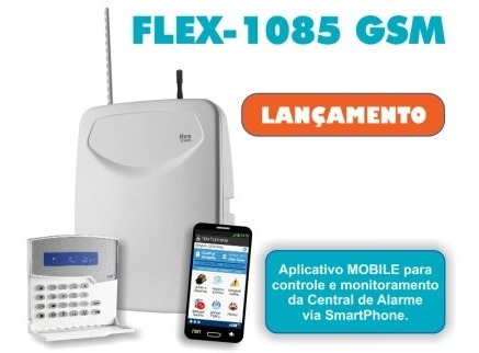 Central De Alarme  Flex-1085 Gsm Com Teclado