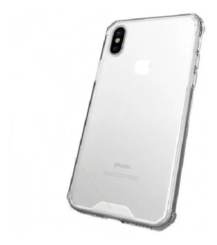 Carcasa Para iPhone XR Transparente Rugged + Mica Vidrio