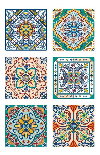 Azulejos Autoadhesivos Vinilo Muresco 16451 X 6 U Rambla
