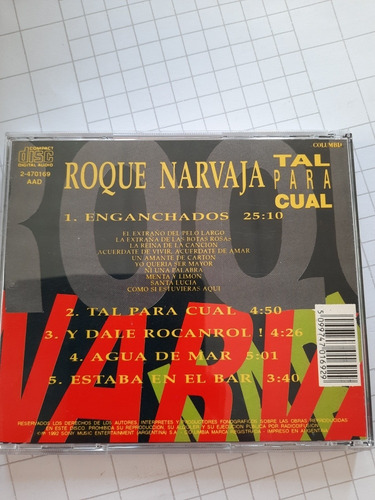 Roque Narvaja - Tal Para Cual. Cd