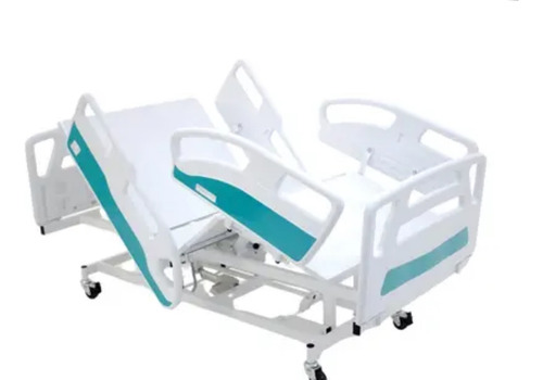 Cama Hospitalar Motorizada Extra Luxo Com Colchão Cor Branco (Usado)