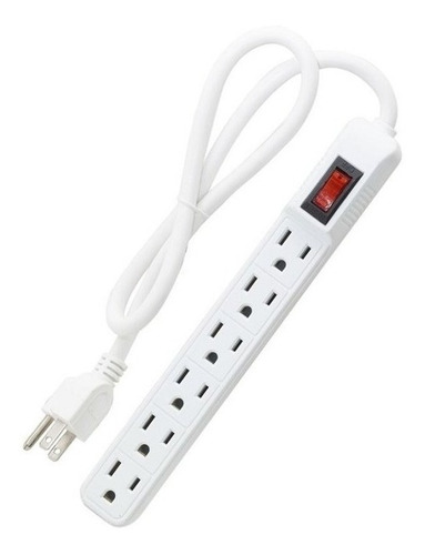 Imagen 3 de 7 de Oferta Del Dia Multitoma Multinet Supresor De Picos 6 Tomas