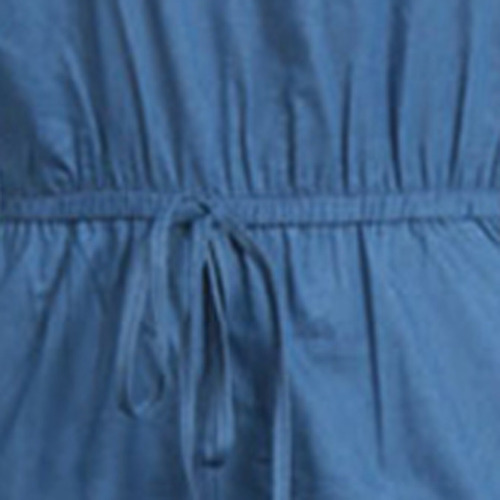 H Mono De Mujer Con Hombros Descubiertos Jeans De Mezclilla