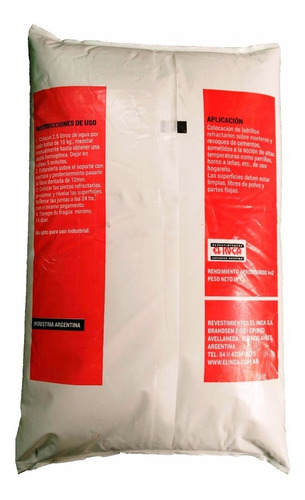 Pegamento Para Ladrillos Refractarios Potente X 10 Kg