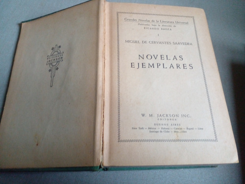 Antiguo Libro De 1946 - Novelas Ejemplares De Cervantes