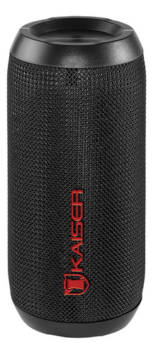 Bocina Recargable Bluetooth Kaiser A prueba De Salpicaduras Mini Bocina Con Potencia de audio 5 W Bocina Portátil Apta Para Uso de Exteriores Con Batería Recargable De Hasta 8 H Negro