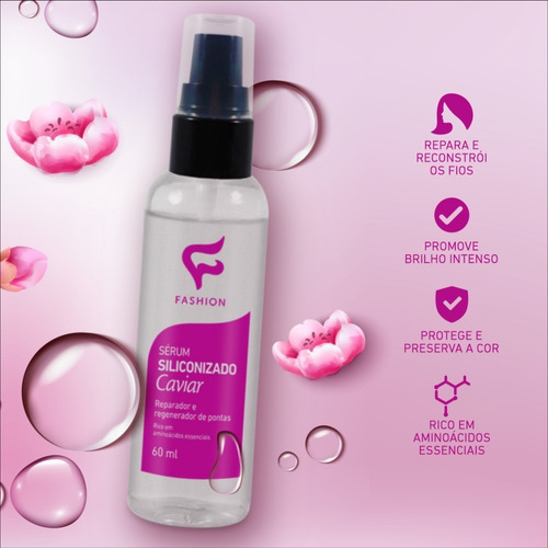 Imagem 4 de 9 de Kit Reparador 6 Óleo Argan + 6 Sérum Caviar Fashion Atacado
