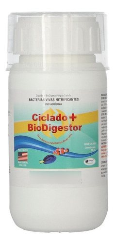 Bacteria Ciclado +bio Acuario Marino Peces Agua Salada 250ml