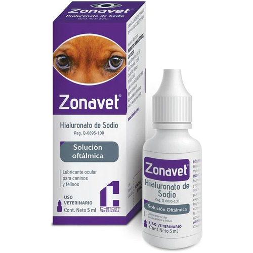 Chinoin Zonavet Sol. Oftálmica 5 Ml Humectante Perros/gatos