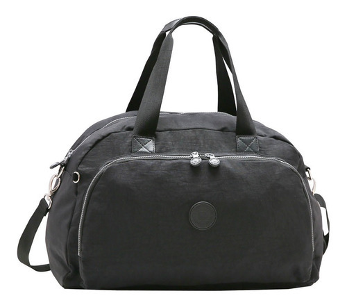 Bolsa Feminina Tactel Grande Republic Vix By Chenson Cg32235 Cor Preto