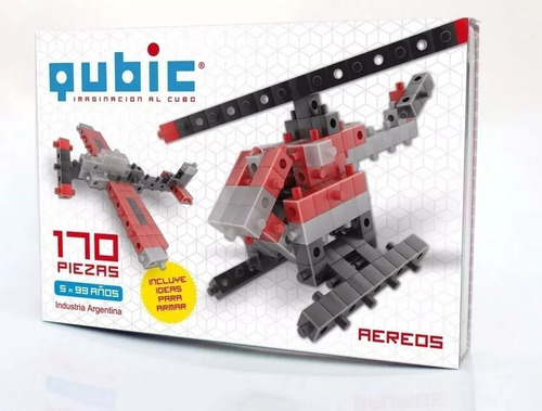 Qubic Aereos 170 Piezas Construcción Pocketoys