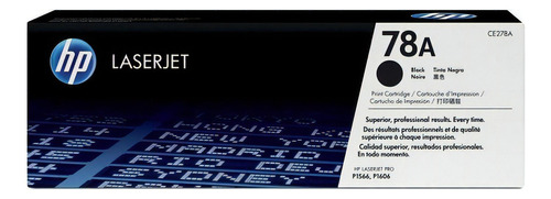 Cartucho de tóner negro HP 78a para Laserjet (ce278ab)