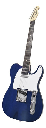 Guitarra eléctrica Onas TL telecaster de lenga blue wood laca con diapasón de palo de rosa