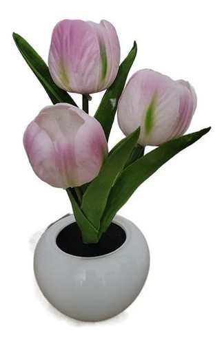 Lámpara De Flor De Tulipán De Maceta De Tulipán De Simulació